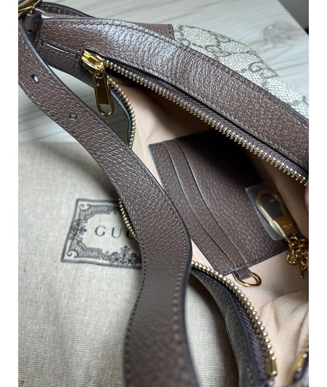 GUCCI Бежевая сумка с короткими ручками, фото 4