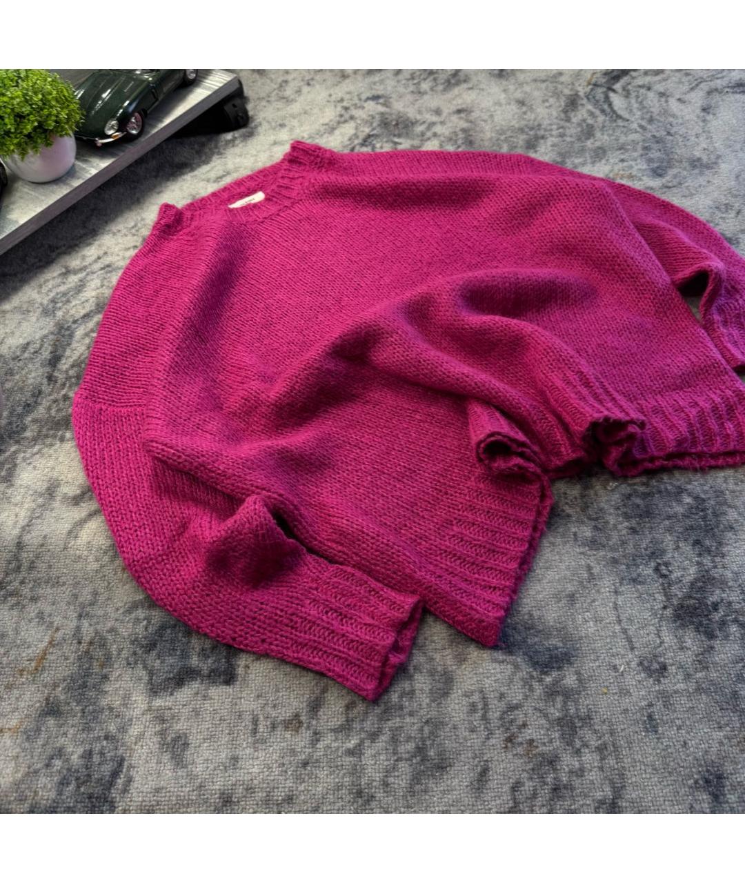 ISABEL MARANT Розовый шерстяной джемпер / свитер, фото 5