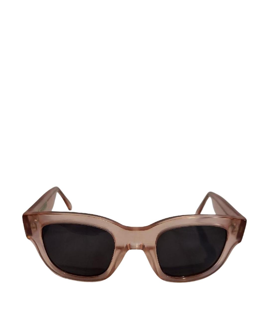ACNE STUDIOS Розовые пластиковые солнцезащитные очки, фото 1