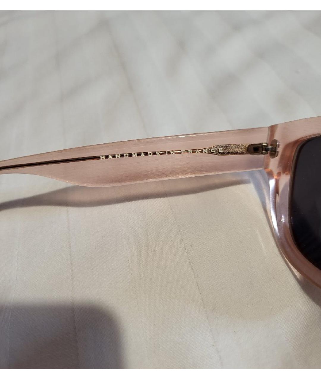 ACNE STUDIOS Розовые пластиковые солнцезащитные очки, фото 6