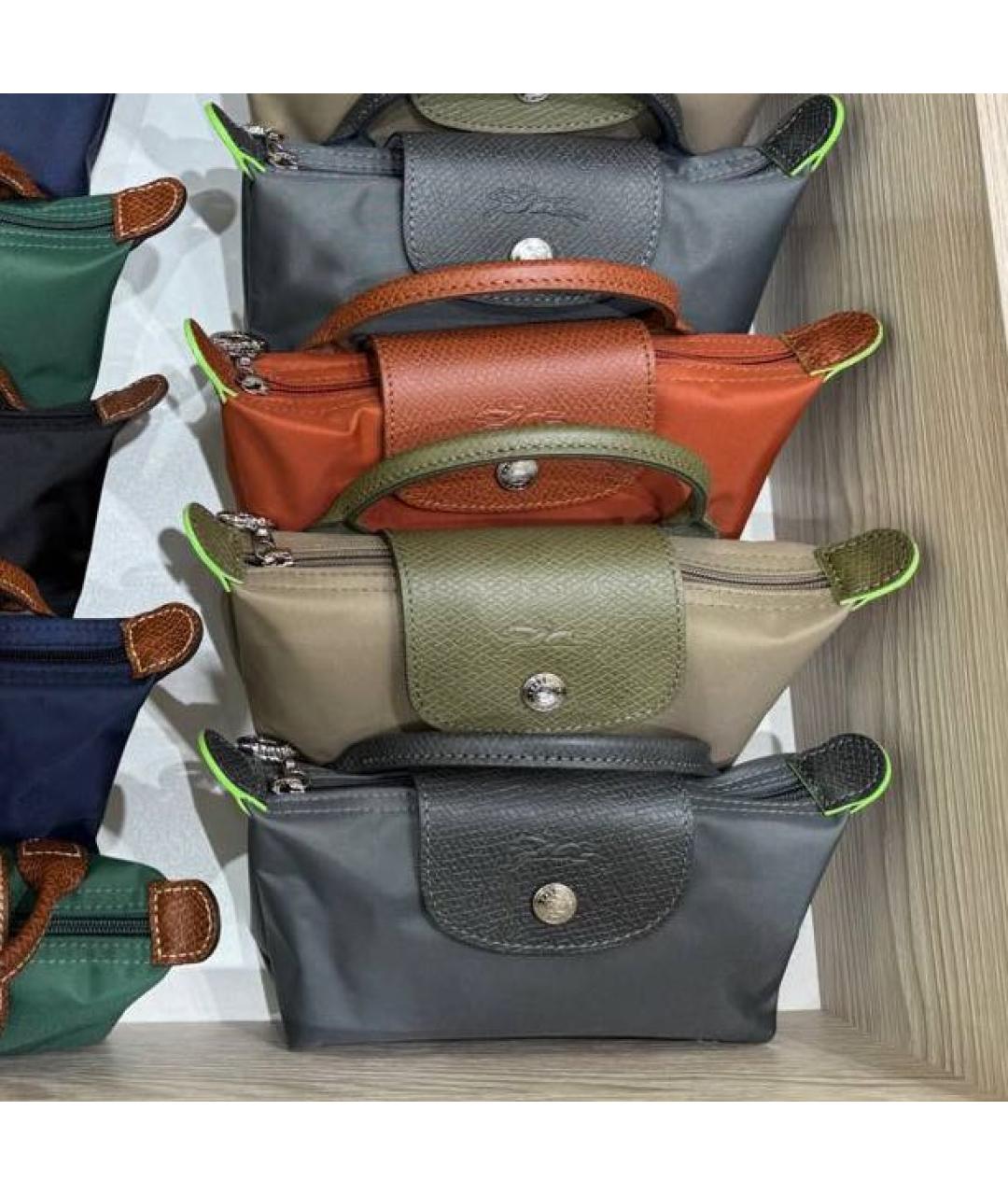 LONGCHAMP Серая сумка с короткими ручками, фото 2