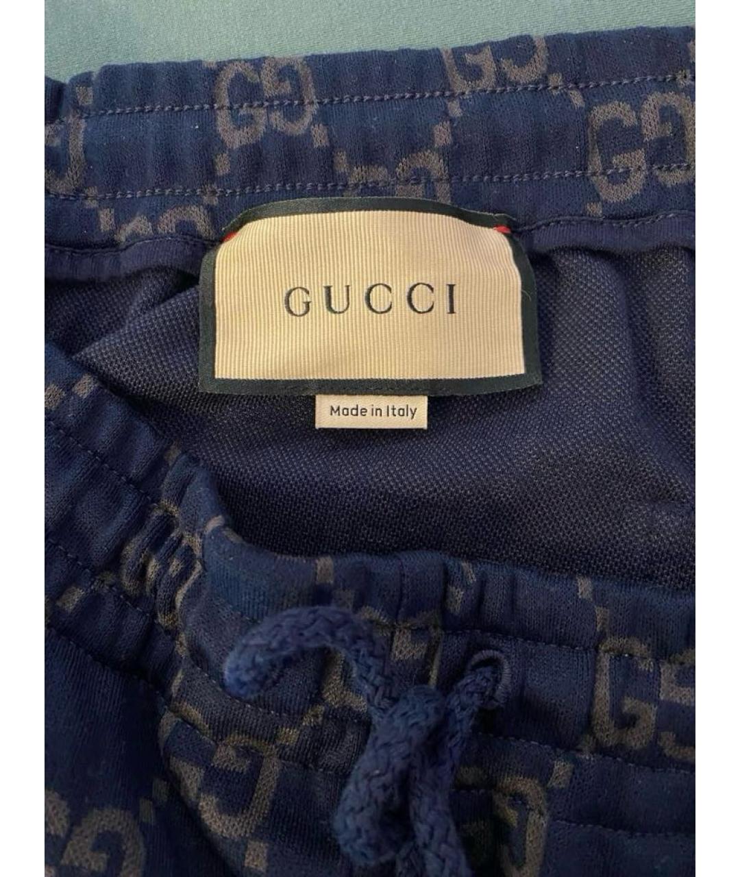 GUCCI Темно-синий повседневный костюм, фото 6