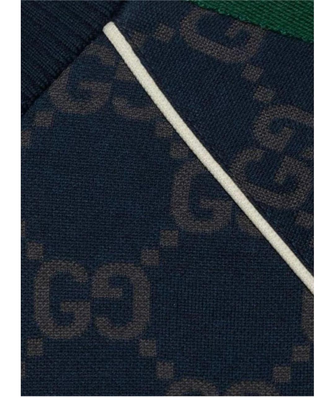 GUCCI Темно-синий повседневный костюм, фото 4