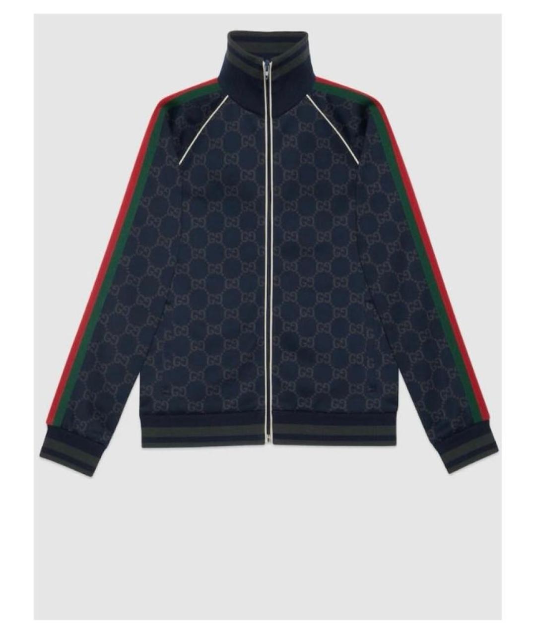 GUCCI Темно-синий повседневный костюм, фото 2