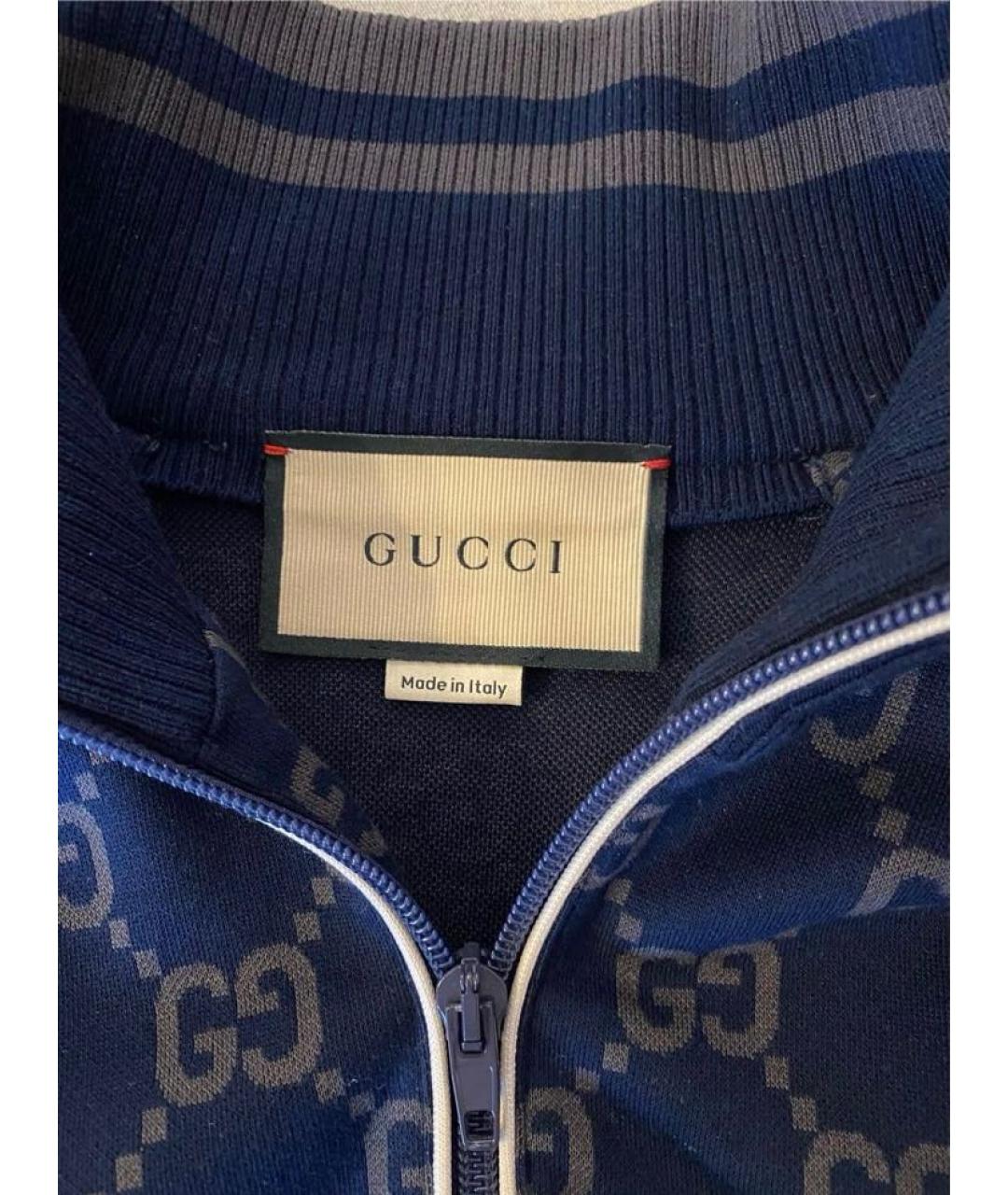 GUCCI Темно-синий повседневный костюм, фото 5