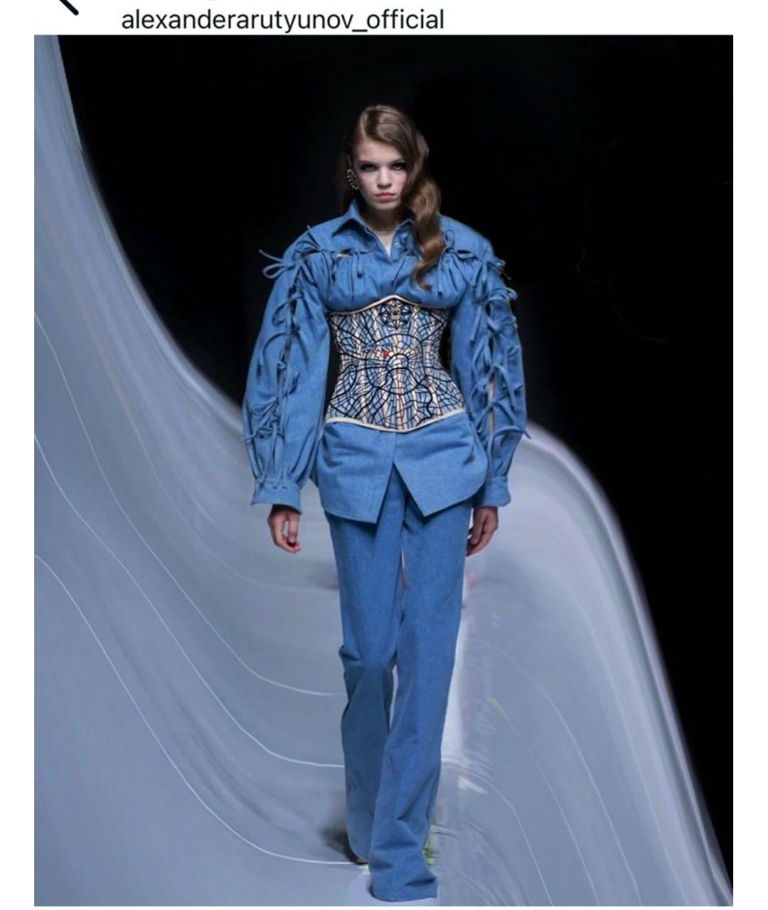 ALEXANDER ARUTYUNOV Белый хлопковый корсет, фото 5