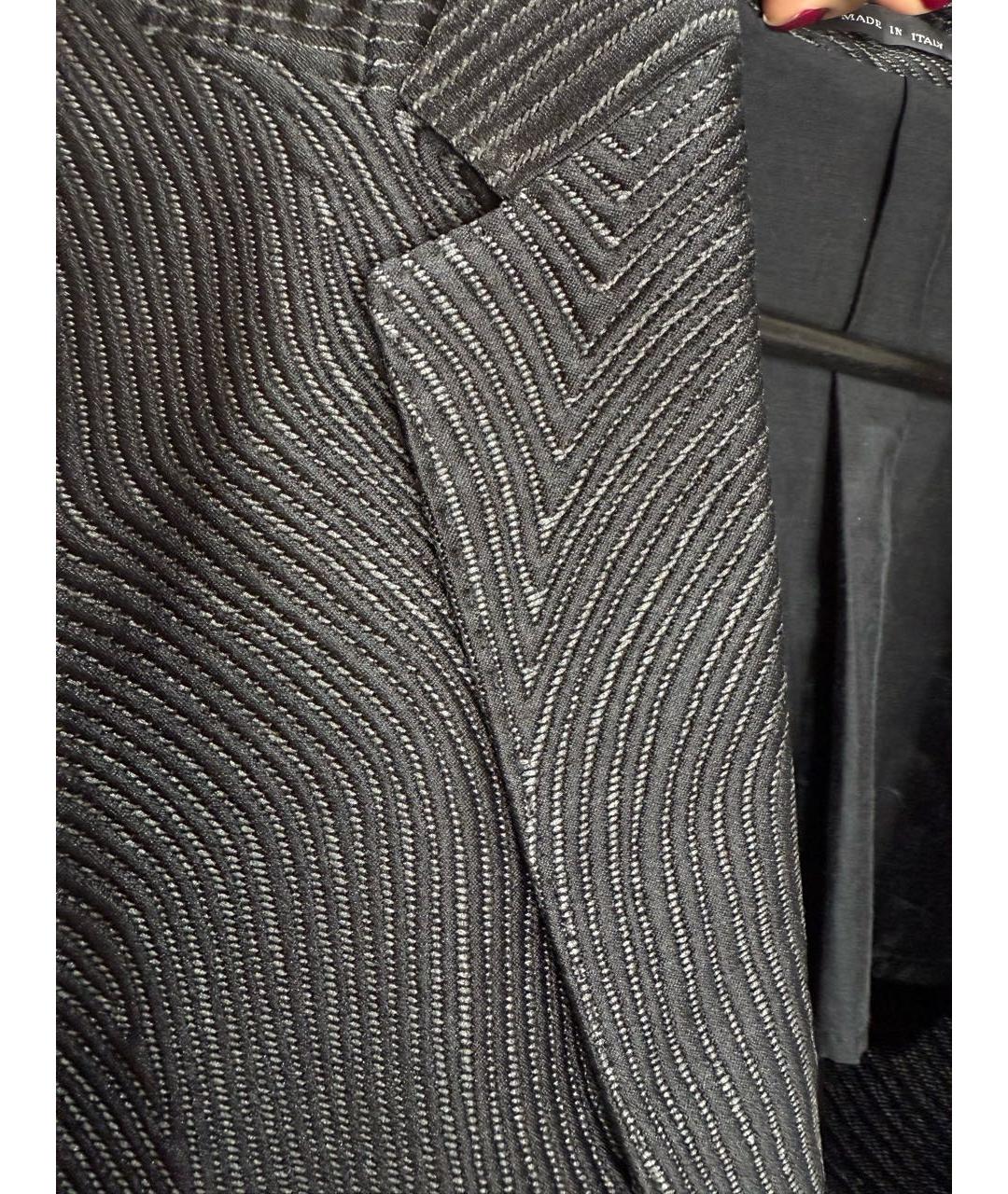 EMPORIO ARMANI Антрацитовый шелковый пиджак, фото 5