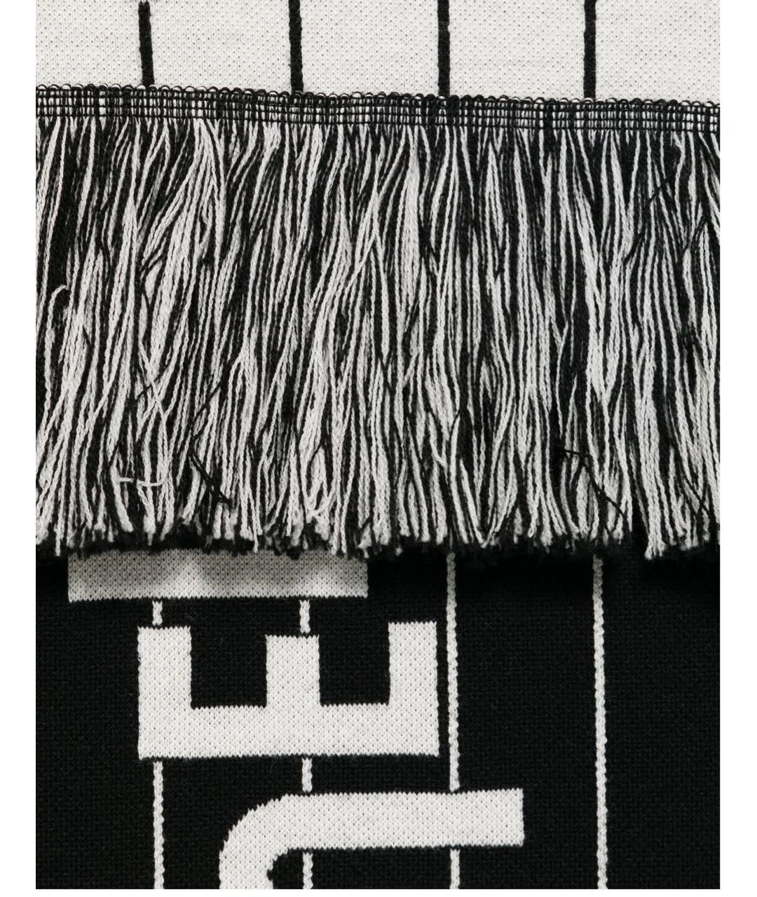 JACQUEMUS Белый шерстяной шарф, фото 3