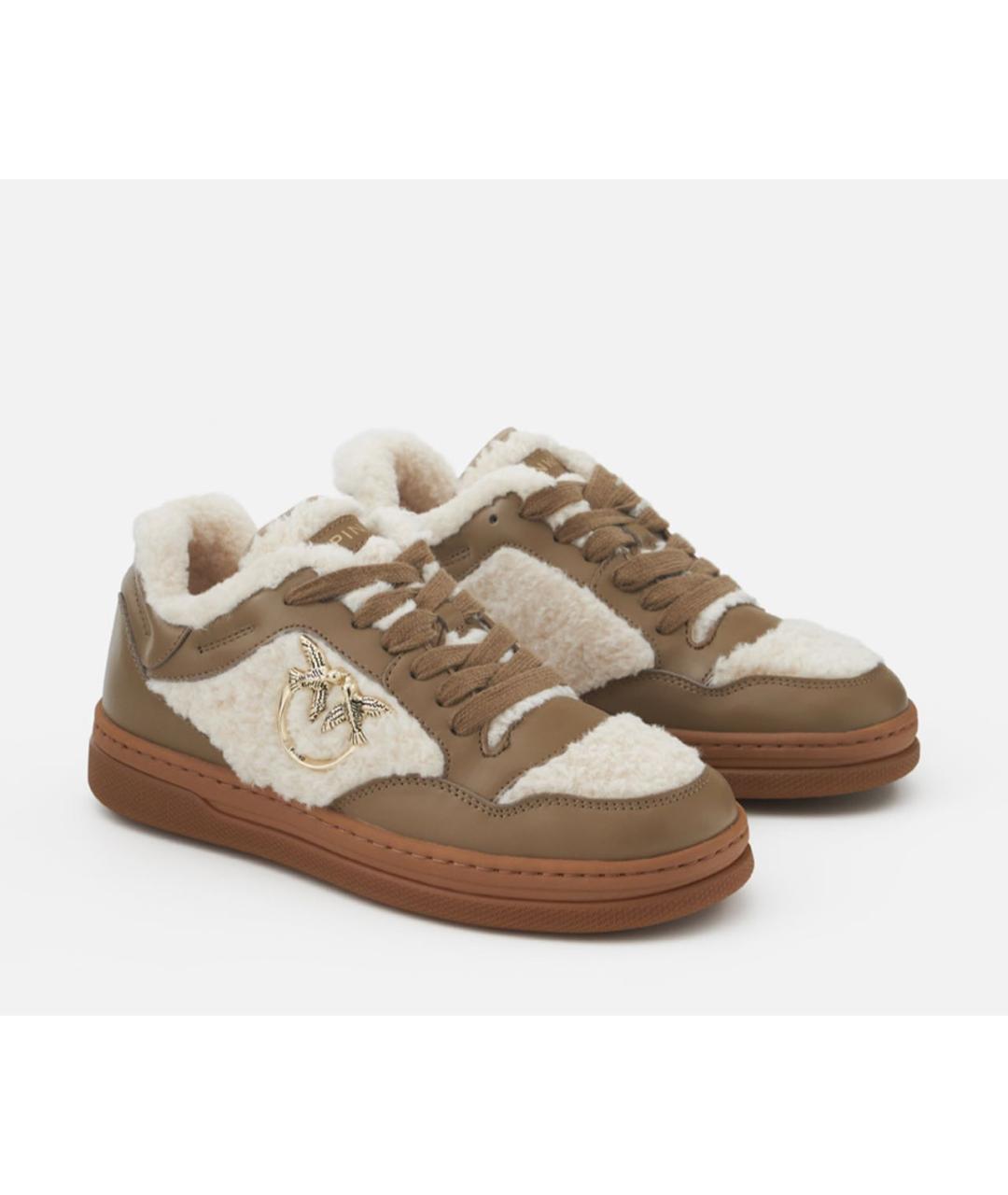 PINKO Коричневые кеды, фото 2