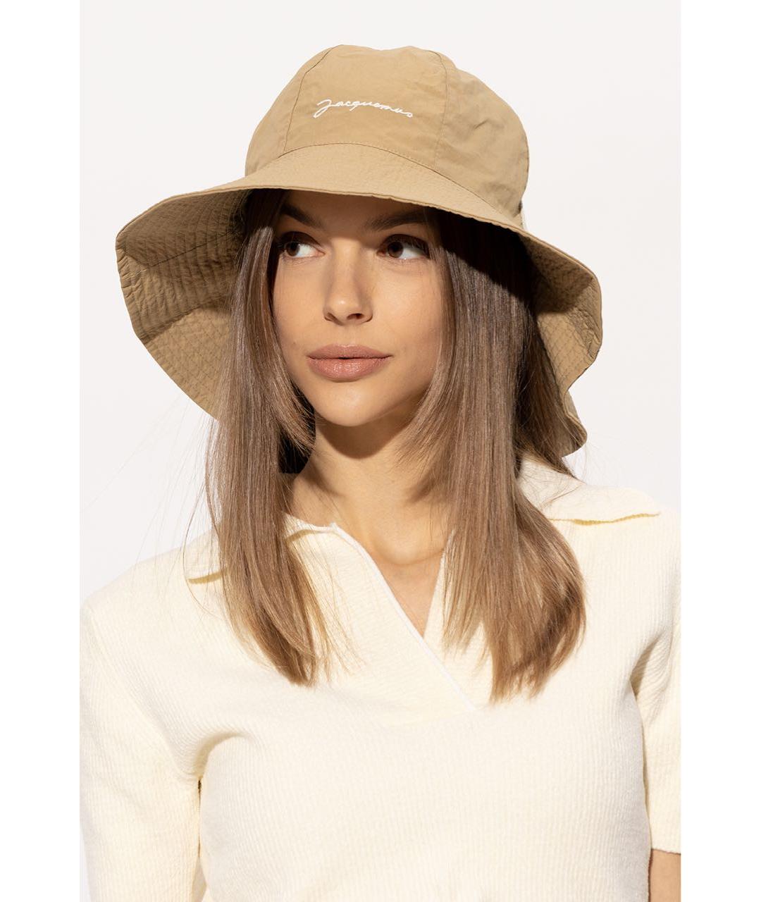 JACQUEMUS Бежевая панама, фото 4