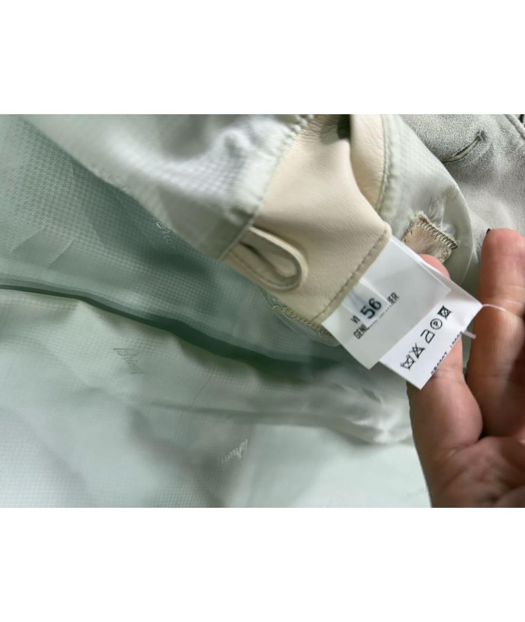 BRIONI Серая замшевая куртка, фото 6