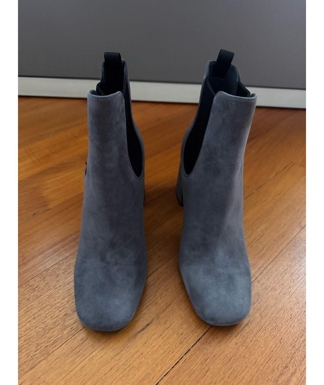 PRADA Серые замшевые ботильоны, фото 2