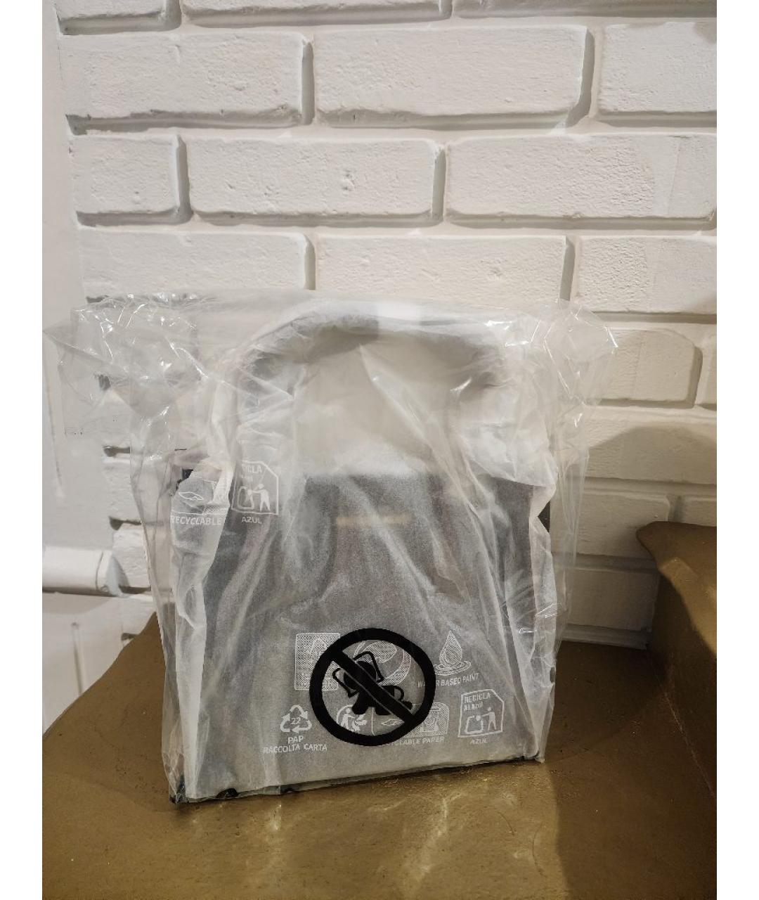 MICHAEL KORS Черная кожаная сумка с короткими ручками, фото 2