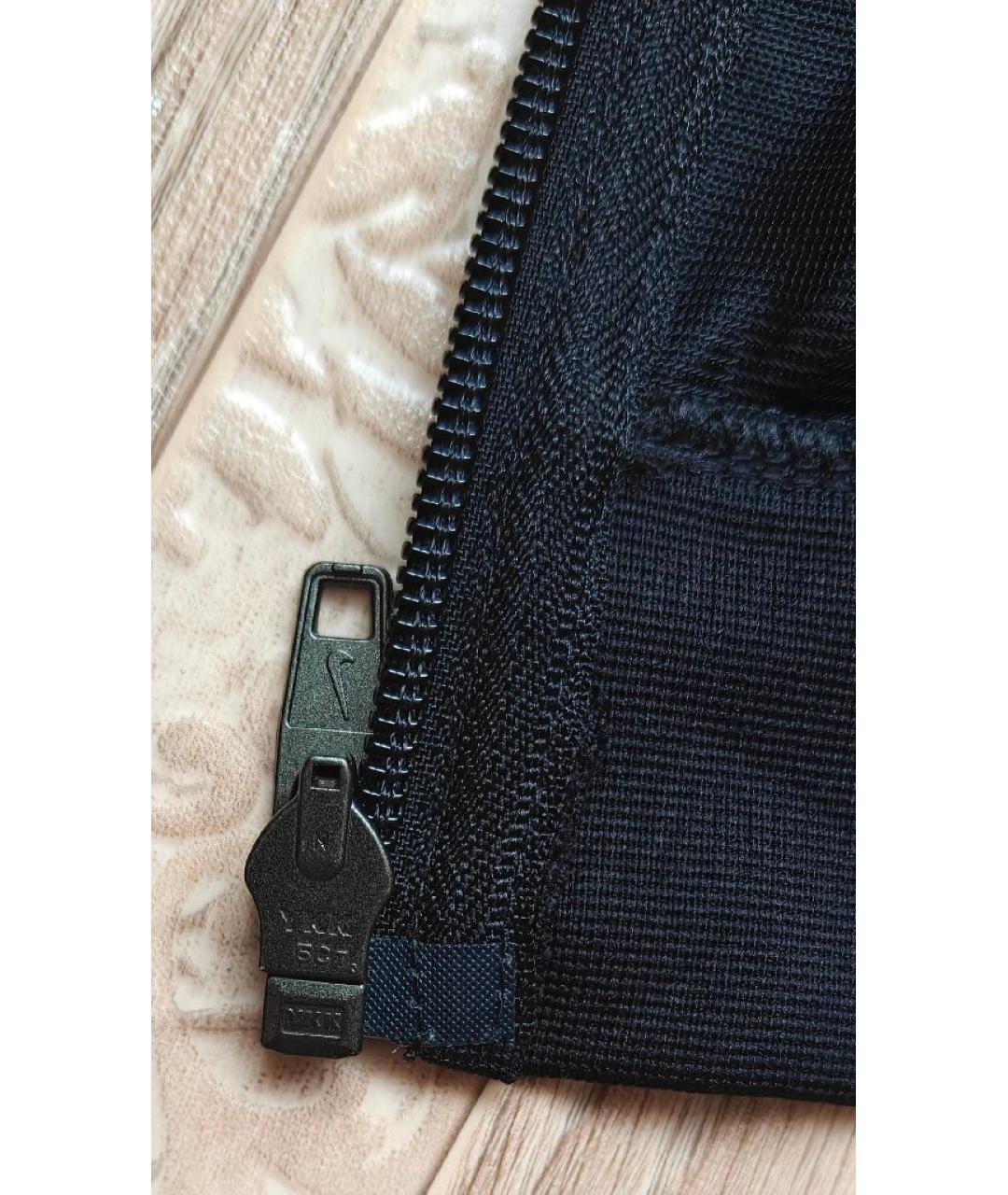 NIKE Черная полиэстеровая спортивная куртка, фото 6