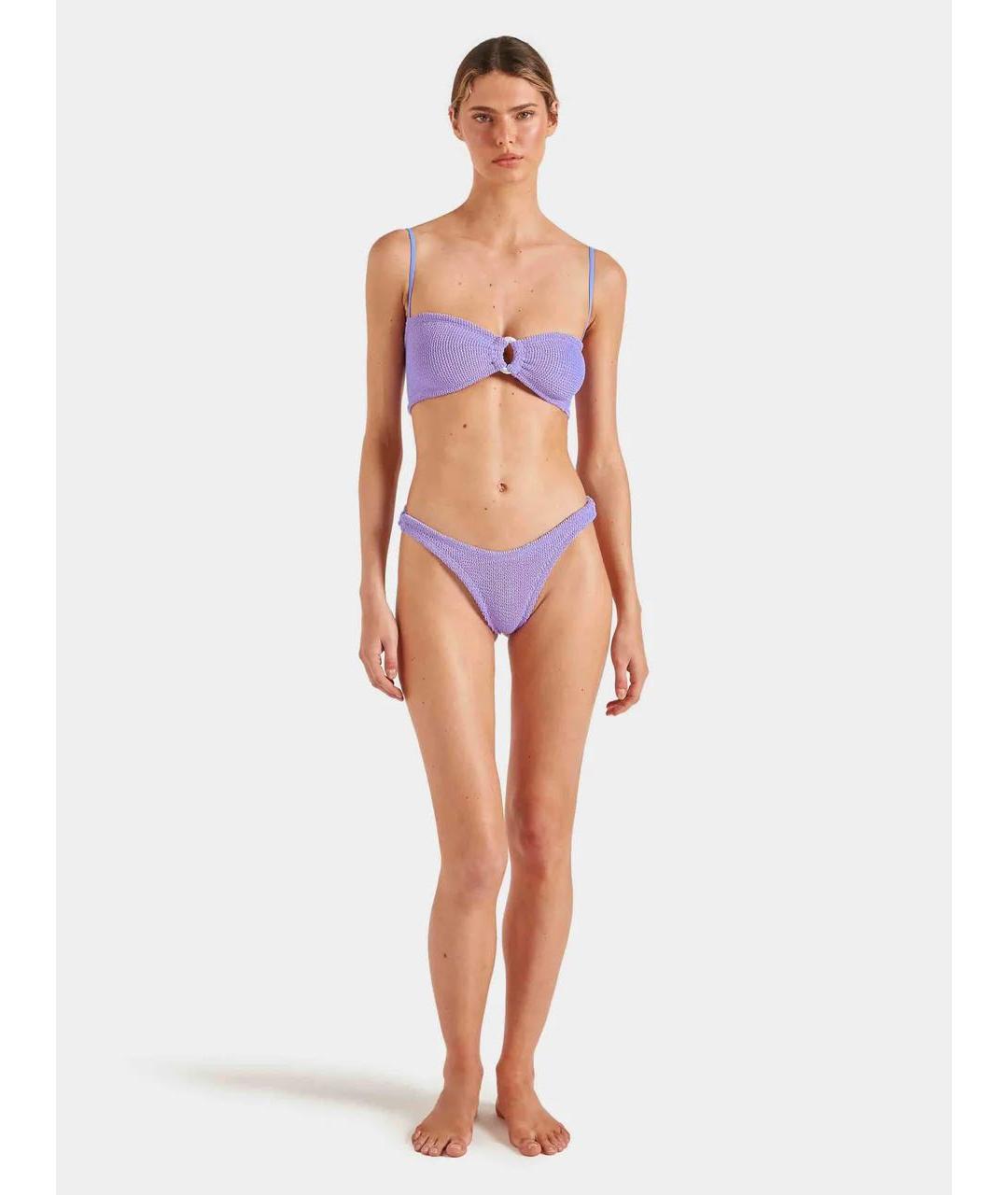 HUNZA G Фиолетовый купальник, фото 3