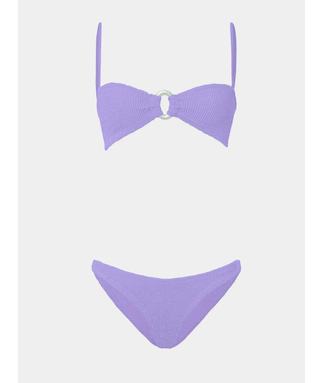 HUNZA G Фиолетовый купальник, фото 6