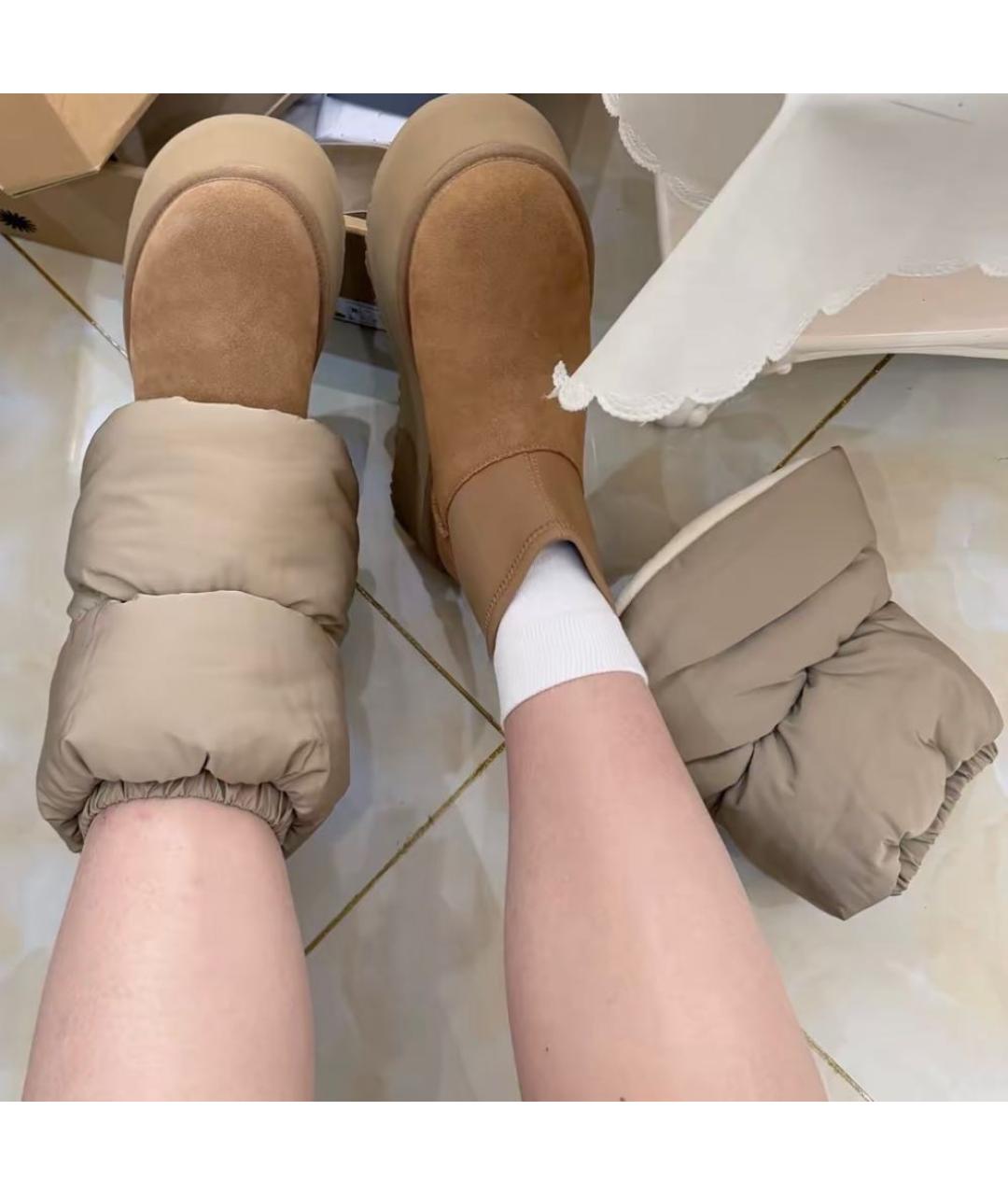 UGG AUSTRALIA Коричневые замшевые ботинки, фото 6