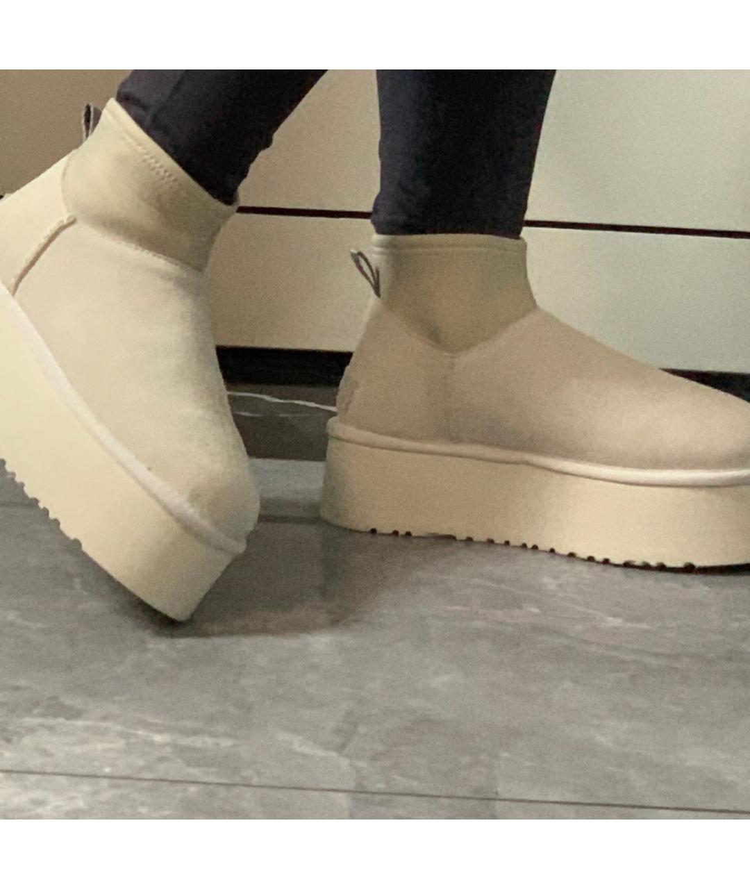 UGG AUSTRALIA Бежевые ботинки, фото 7