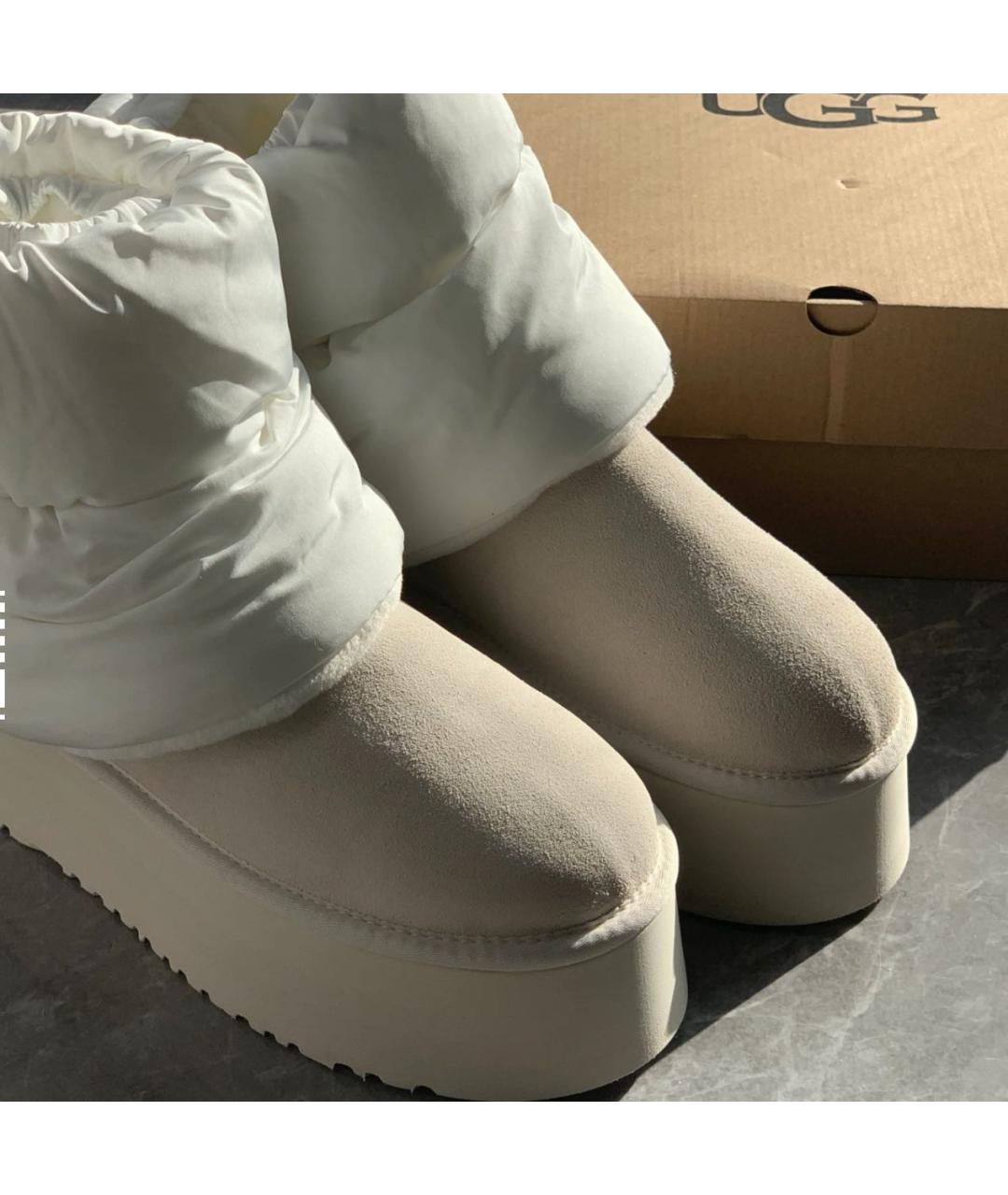 UGG AUSTRALIA Бежевые ботинки, фото 5