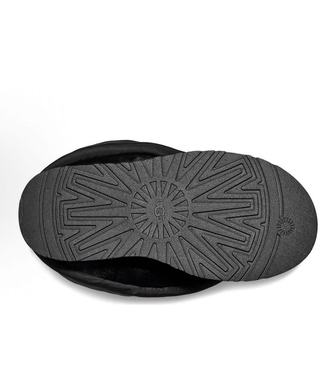 UGG AUSTRALIA Черные замшевые ботинки, фото 4