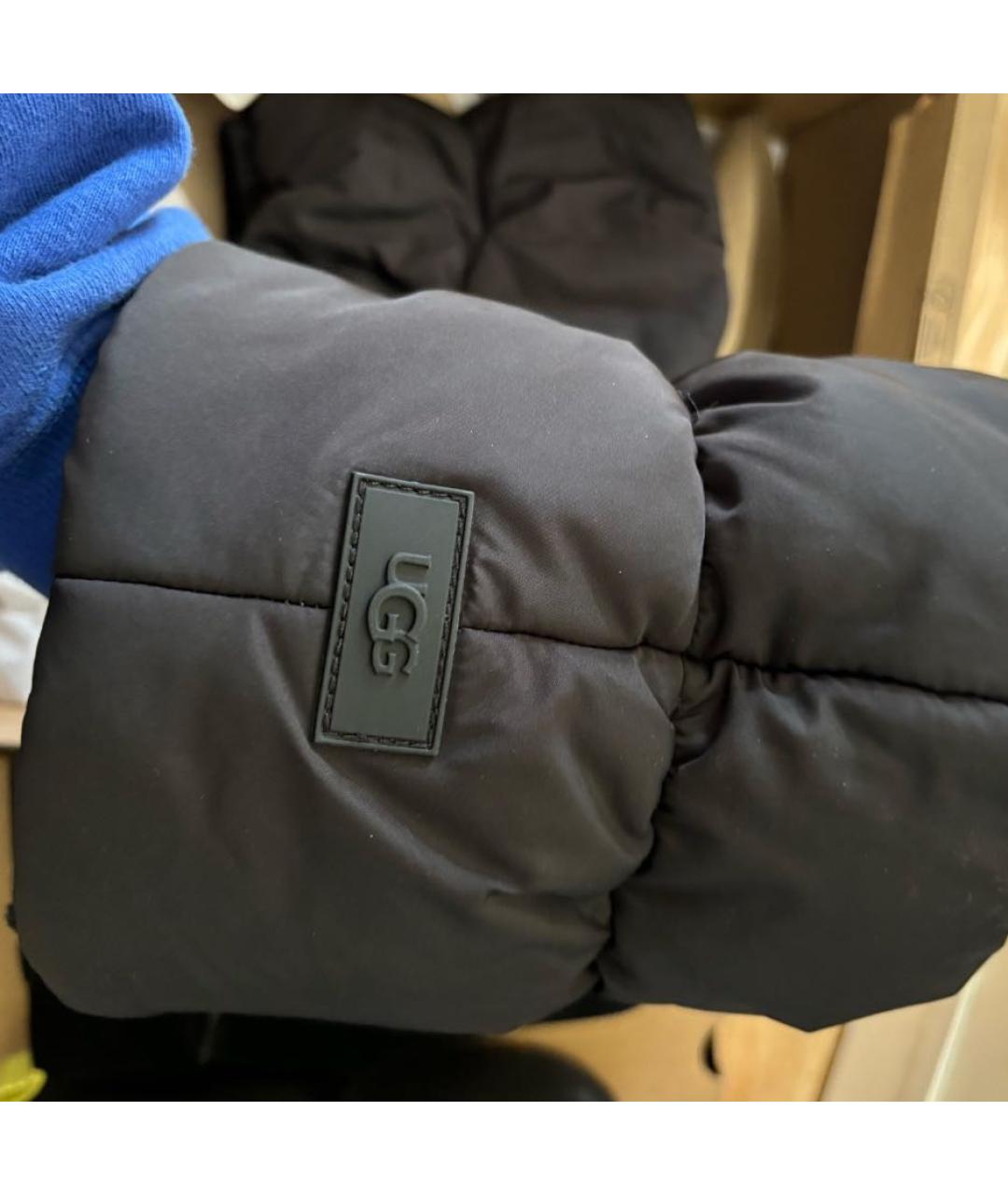 UGG AUSTRALIA Черные замшевые ботинки, фото 7