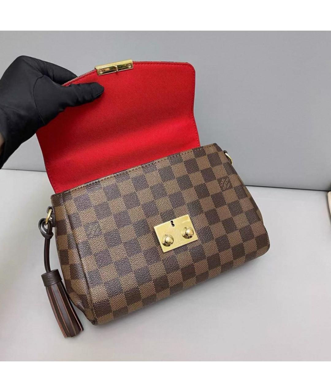 LOUIS VUITTON Коричневая сумка через плечо, фото 3