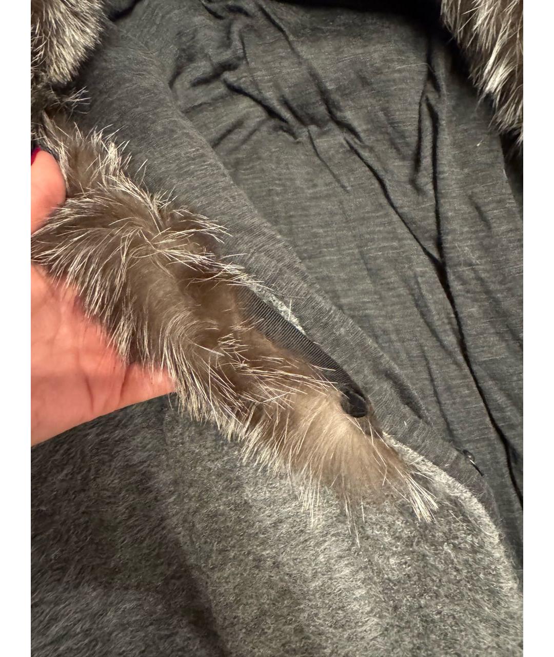 LANVIN Серое пальто, фото 5