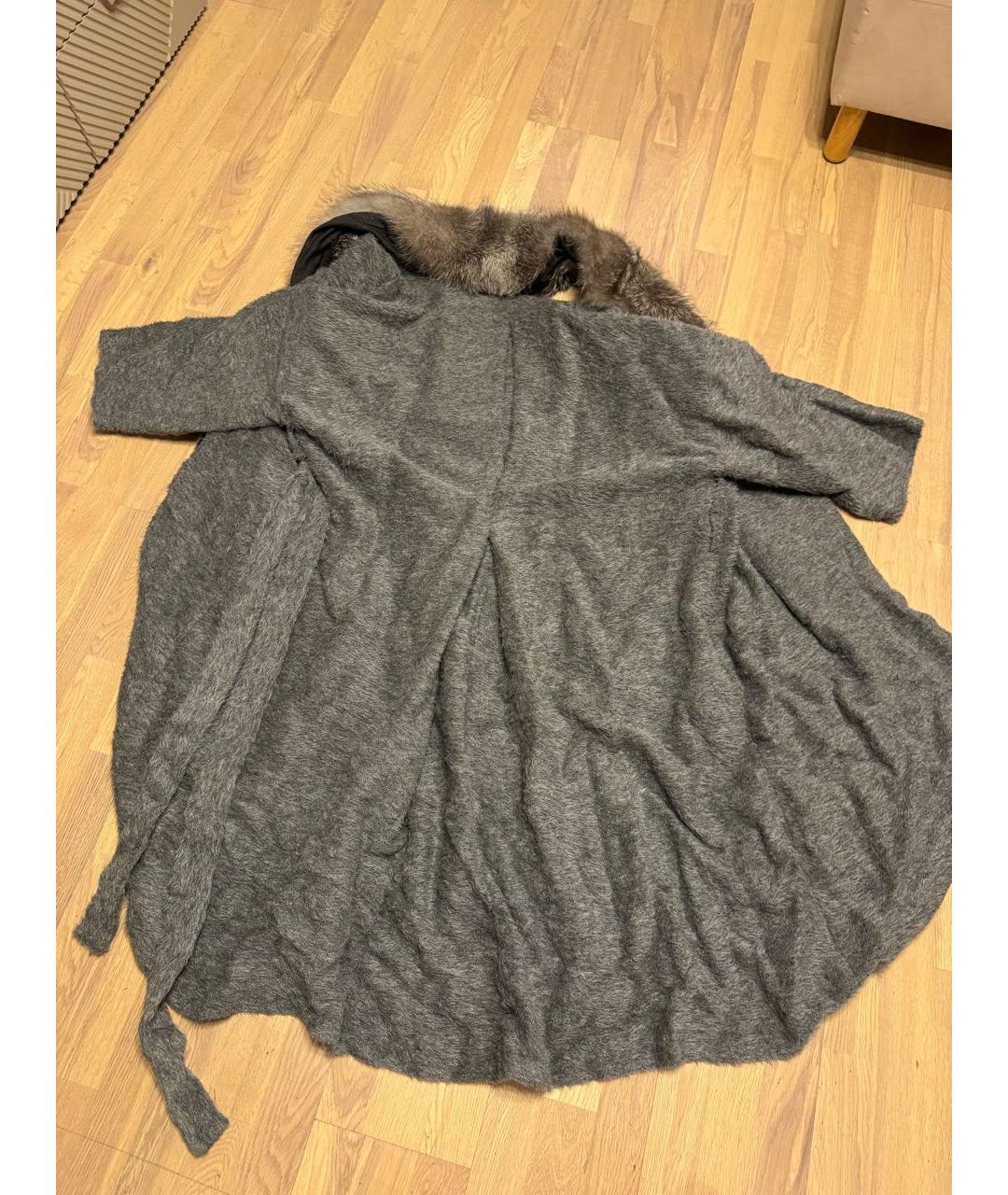 LANVIN Серое пальто, фото 2