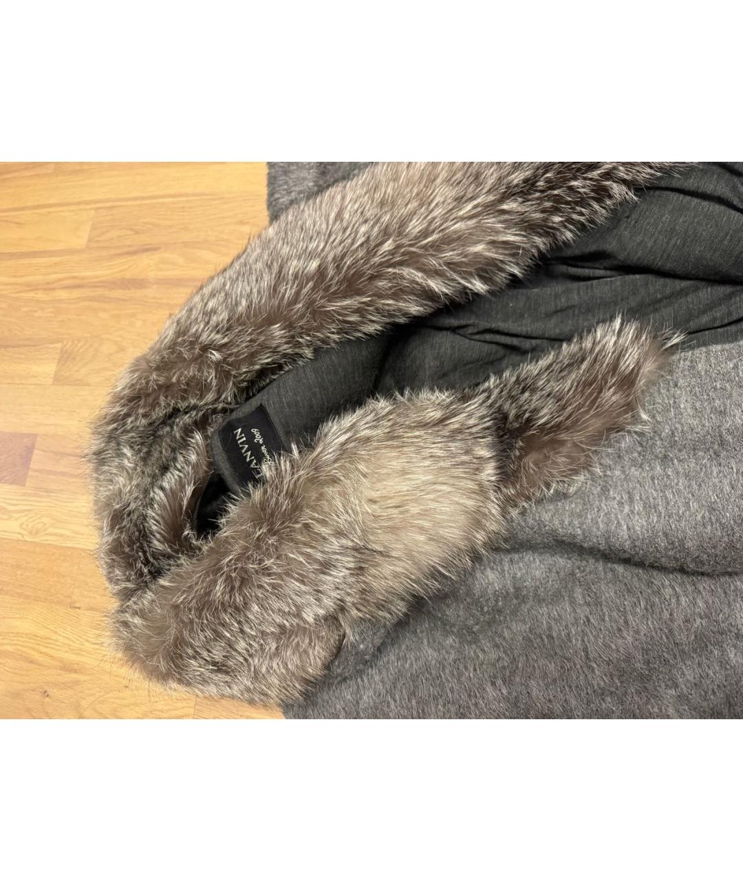 LANVIN Серое пальто, фото 4