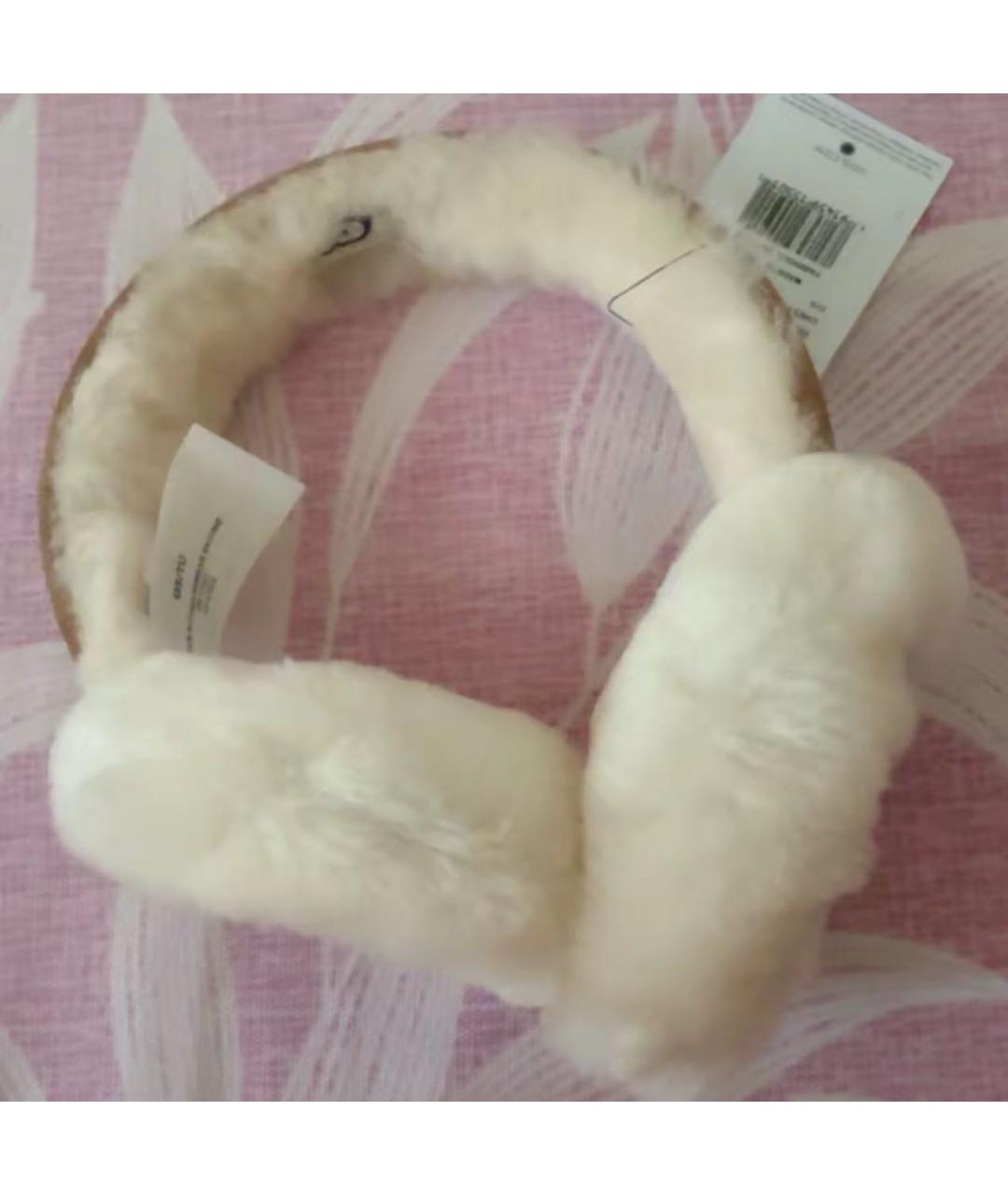 UGG AUSTRALIA Коричневые шерстяные наушники, фото 3