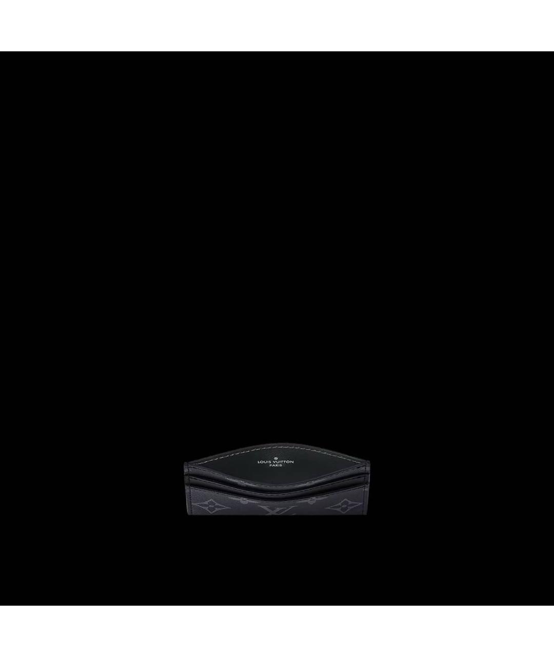 LOUIS VUITTON Антрацитовый кардхолдер, фото 4
