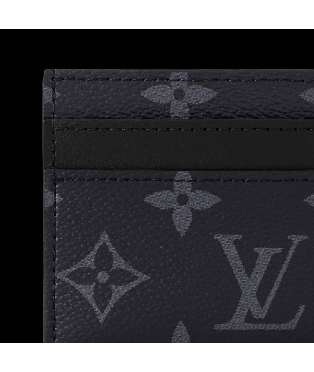 LOUIS VUITTON Антрацитовый кардхолдер, фото 2