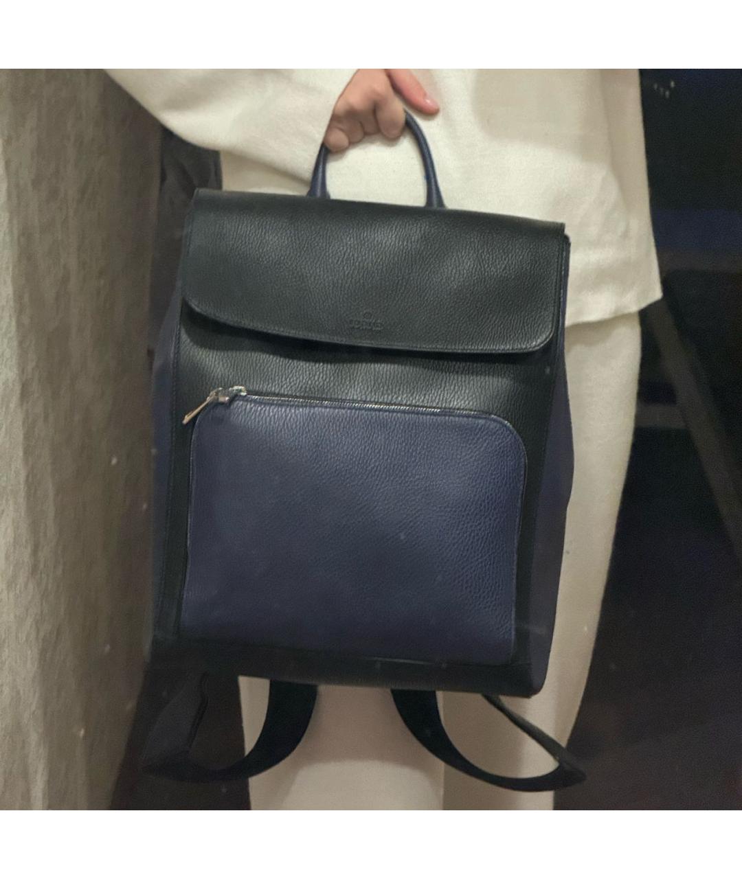 GUCCI Черный кожаный рюкзак, фото 6