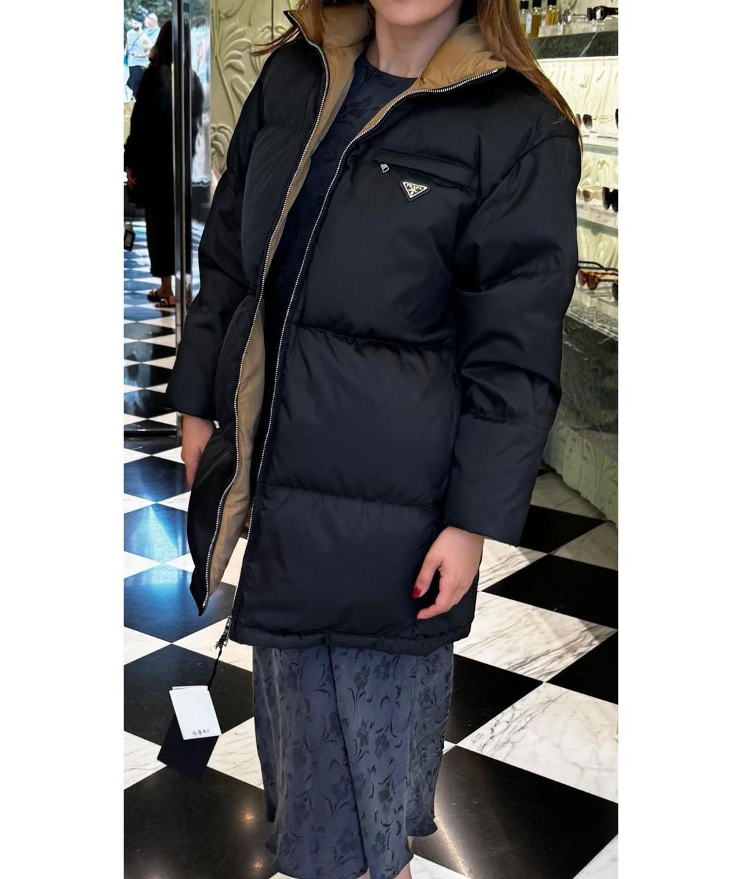 PRADA Черный пуховик, фото 3