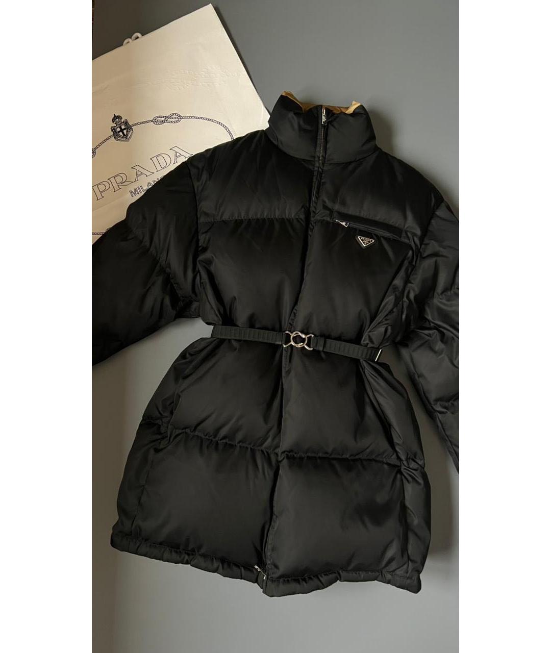 PRADA Черный пуховик, фото 4