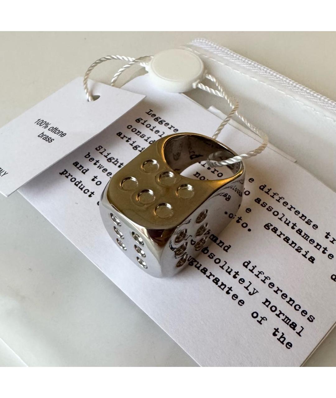 MAISON MARGIELA Серебряное латунное кольцо, фото 3