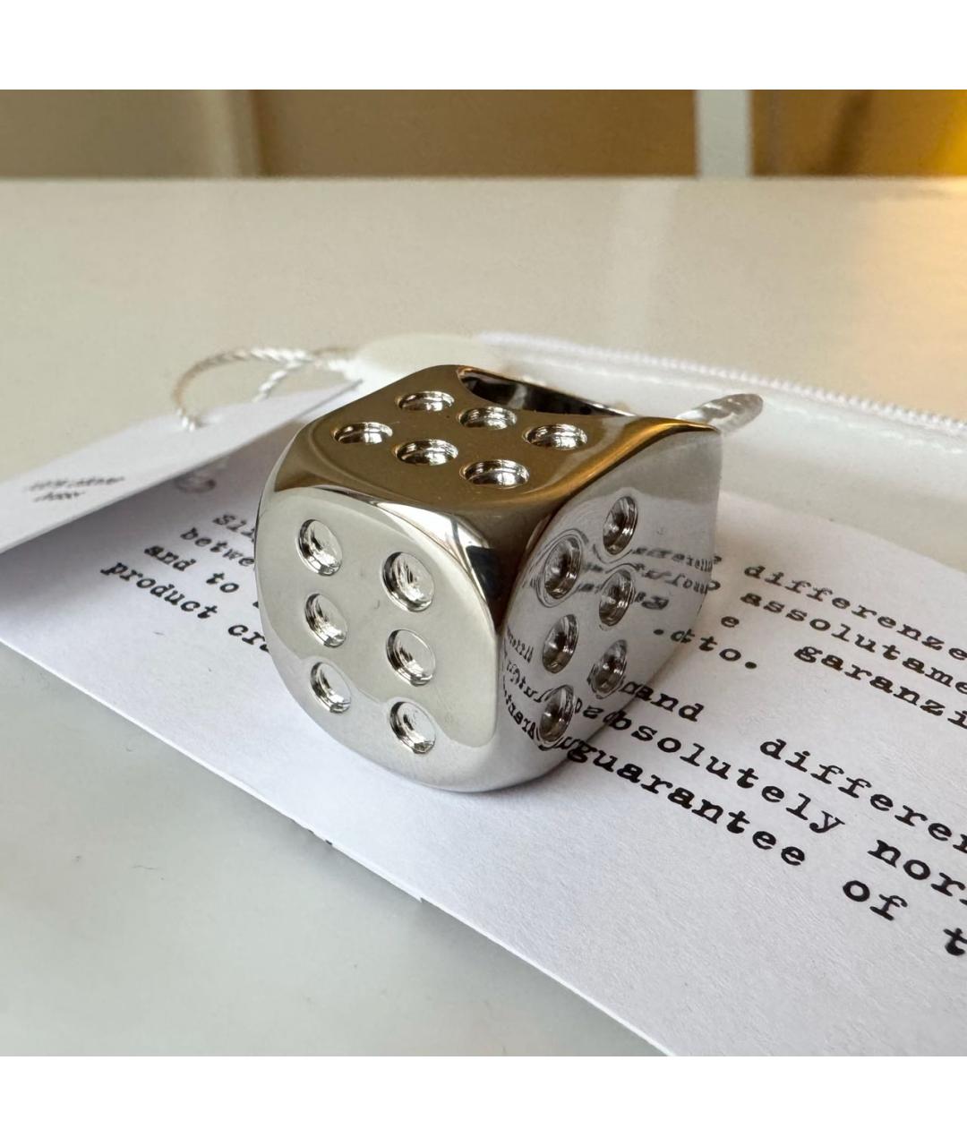 MAISON MARGIELA Серебряное латунное кольцо, фото 2