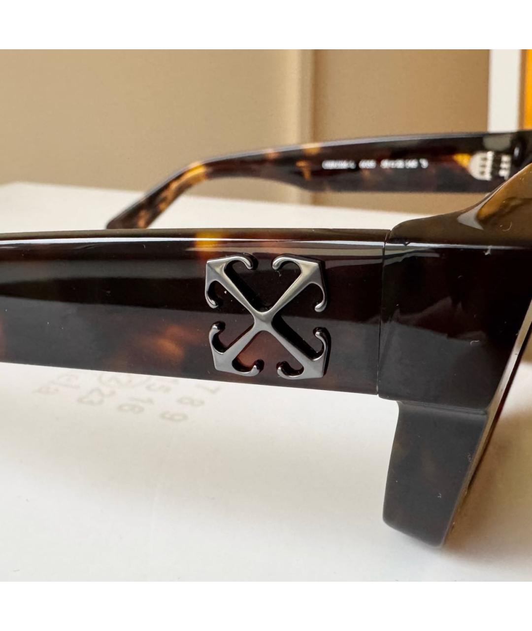 OFF-WHITE Зеленые пластиковые солнцезащитные очки, фото 7