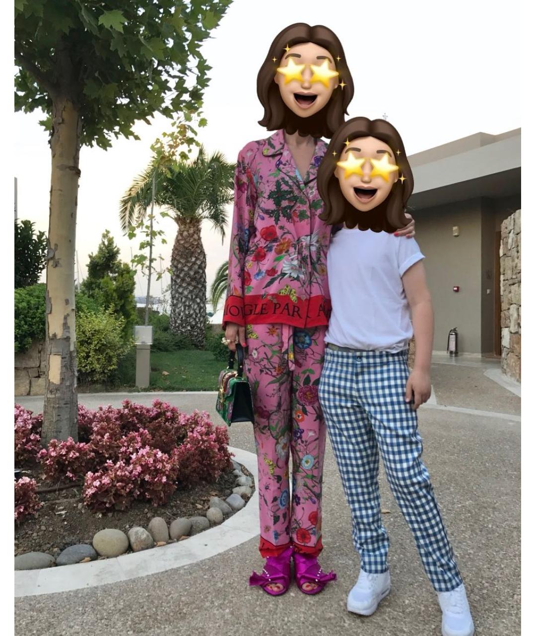 GUCCI Мульти шелковая пижама, фото 3