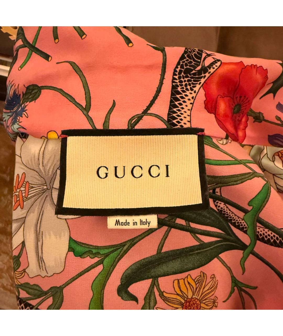 GUCCI Мульти шелковая пижама, фото 6