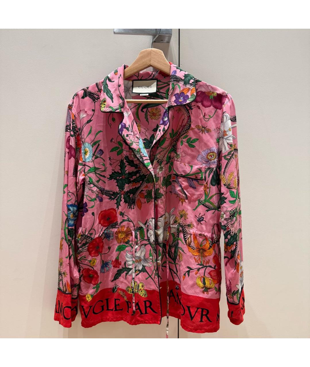 GUCCI Мульти шелковая пижама, фото 4