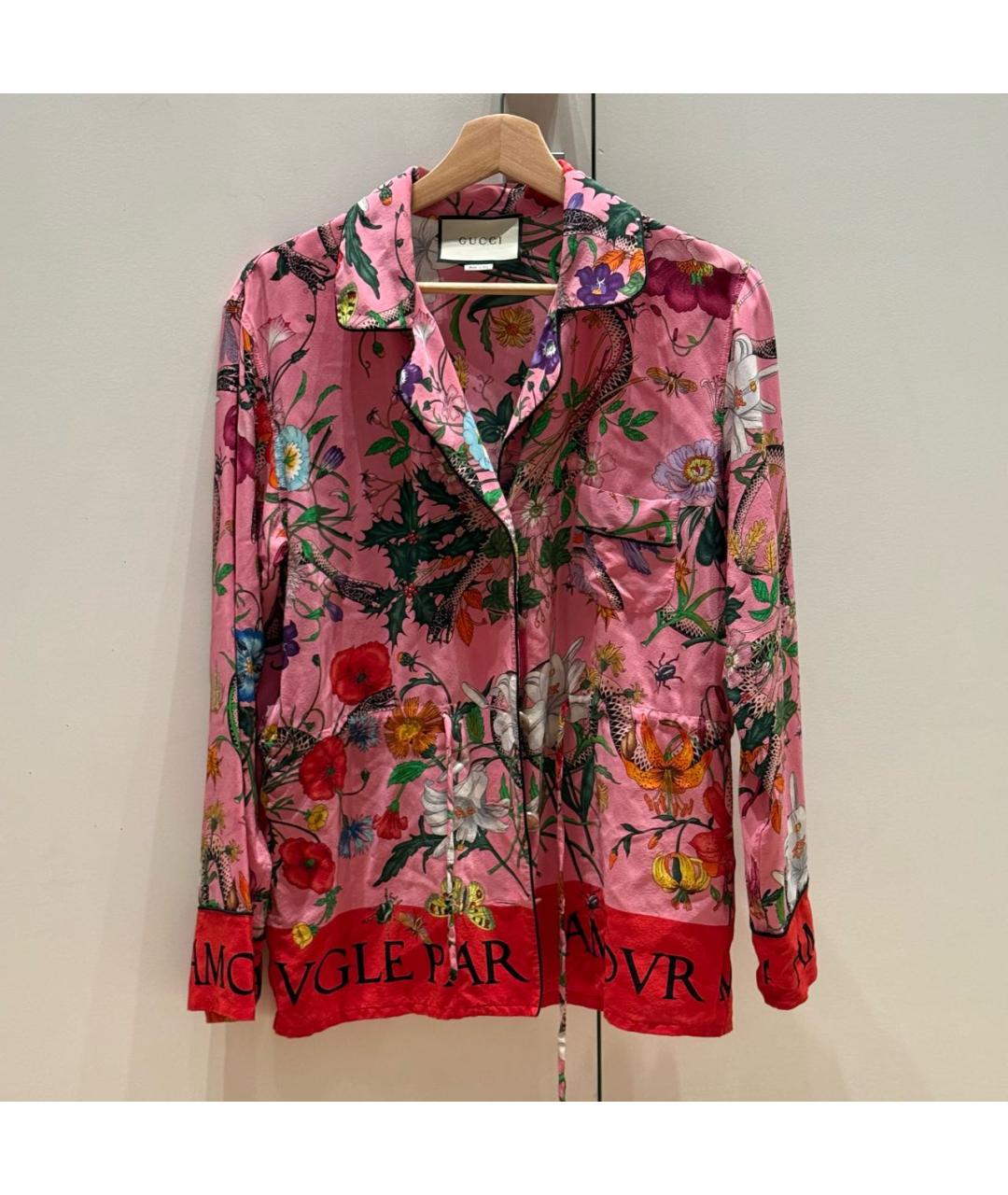 GUCCI Мульти шелковая пижама, фото 8