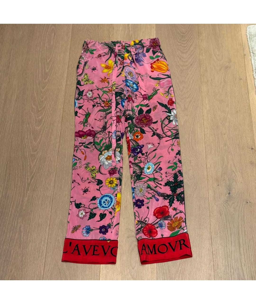 GUCCI Мульти шелковая пижама, фото 5