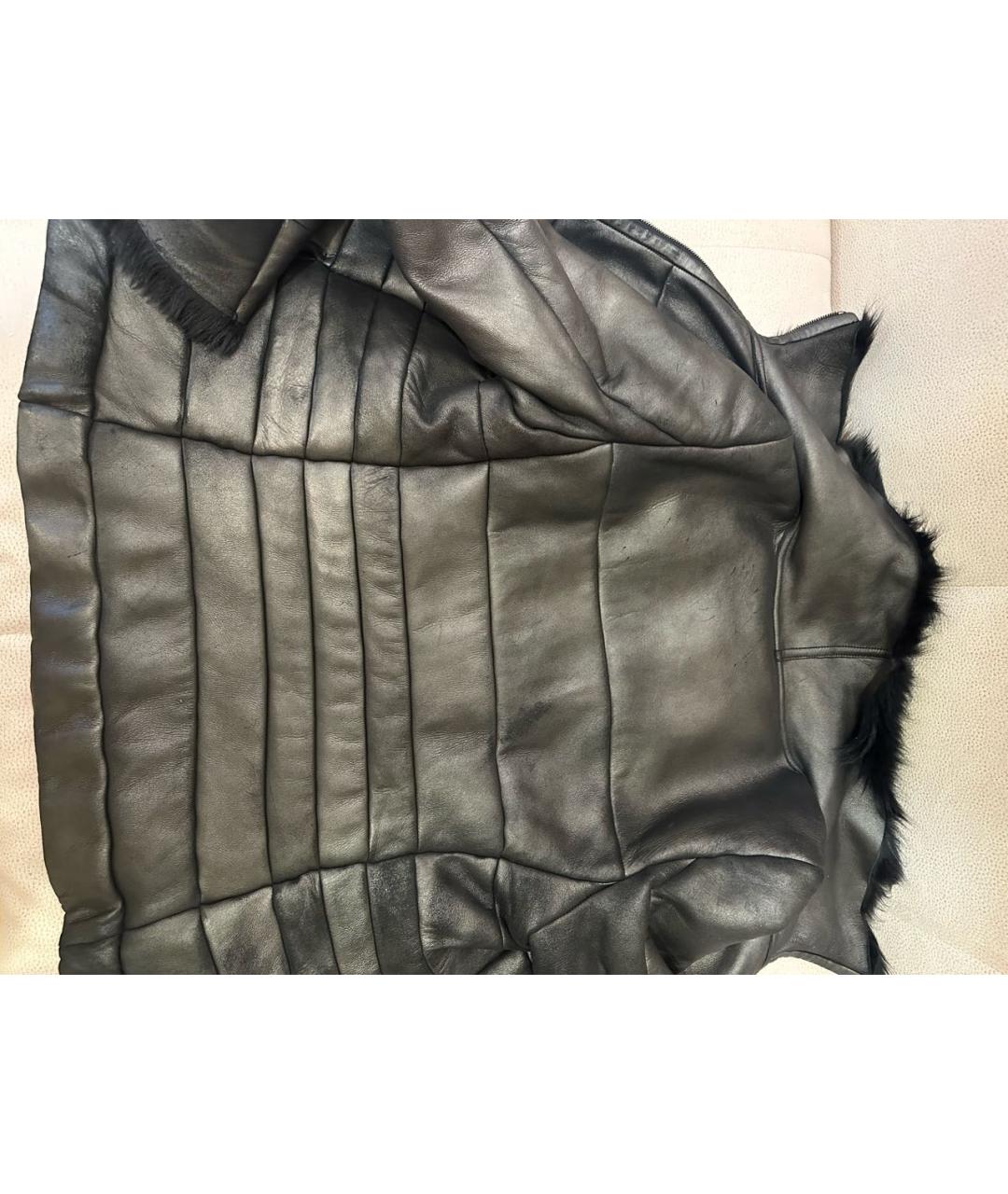 PRADA Черная замшевая дубленка, фото 2