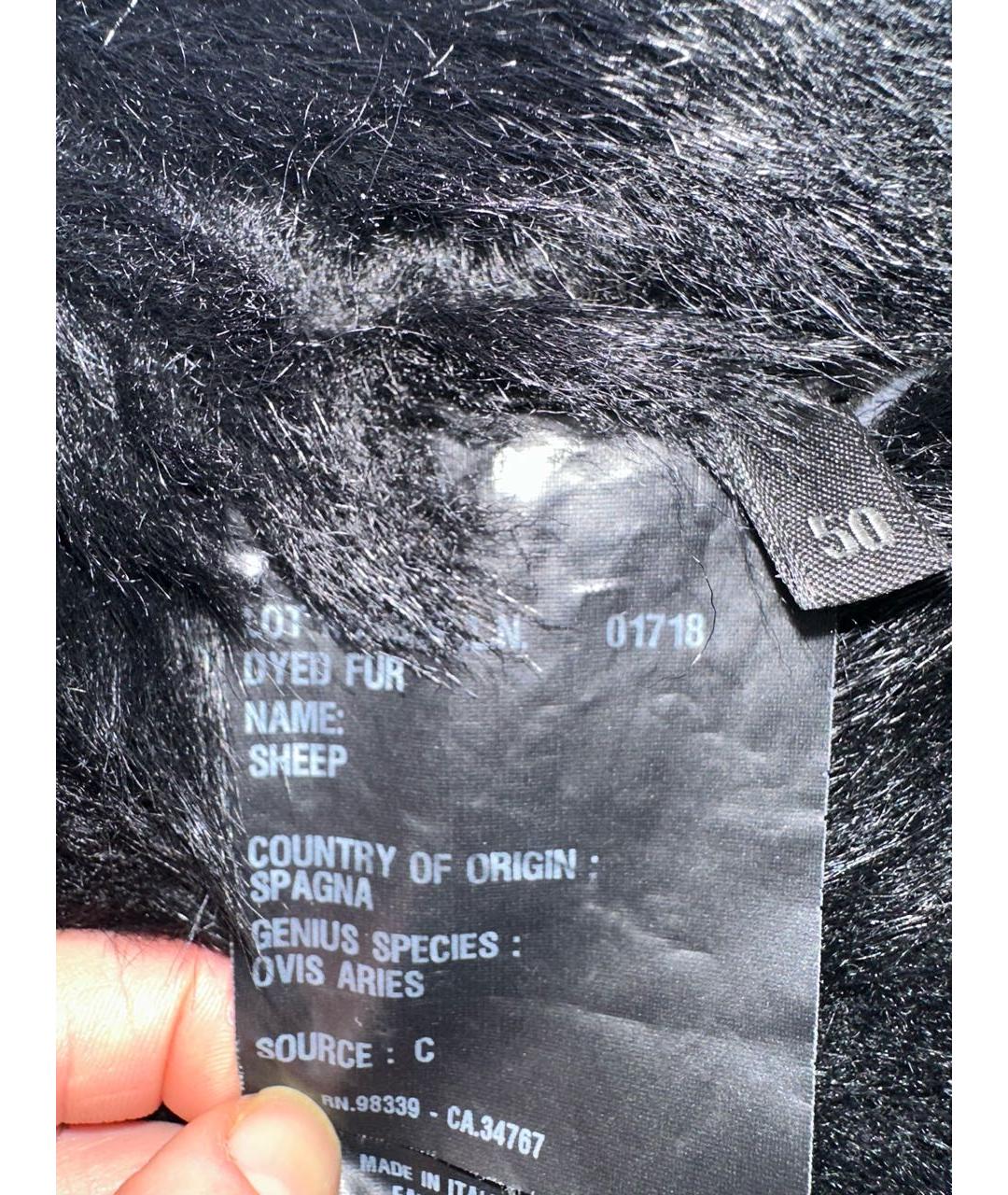 PRADA Черная замшевая дубленка, фото 6