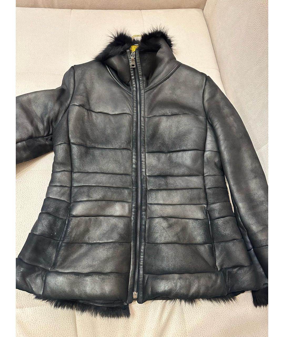 PRADA Черная замшевая дубленка, фото 7