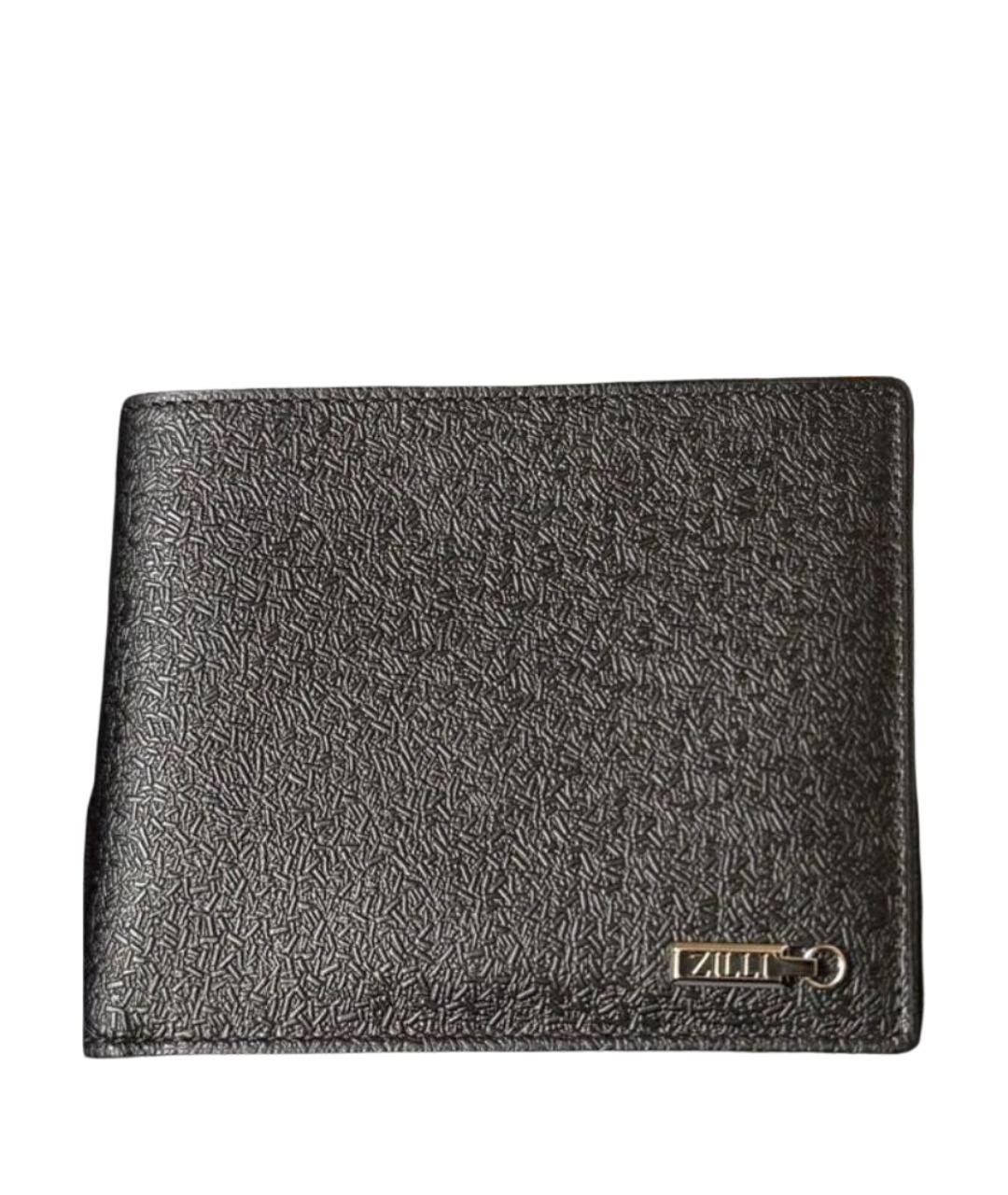 ZILLI Черный кожаный кошелек, фото 1