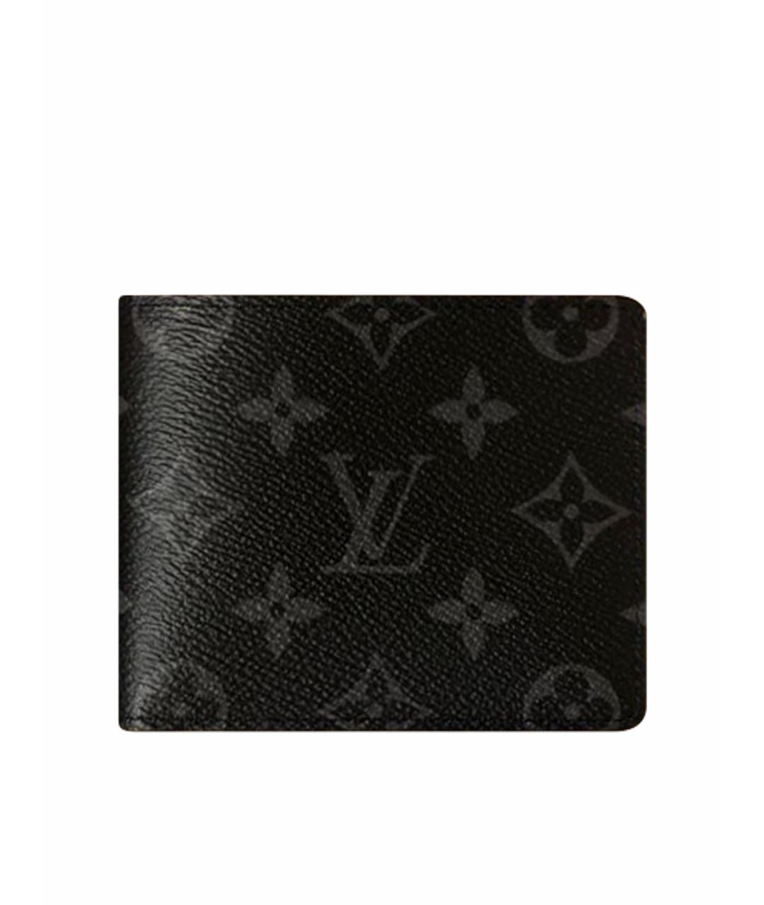 LOUIS VUITTON Серый кожаный кошелек, фото 1