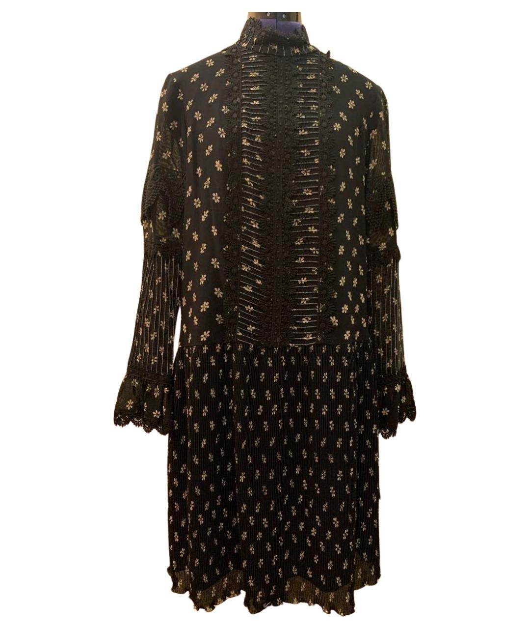 ANNA SUI Черное повседневное платье, фото 1