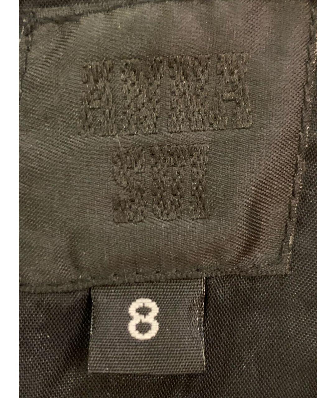 ANNA SUI Черное повседневное платье, фото 6